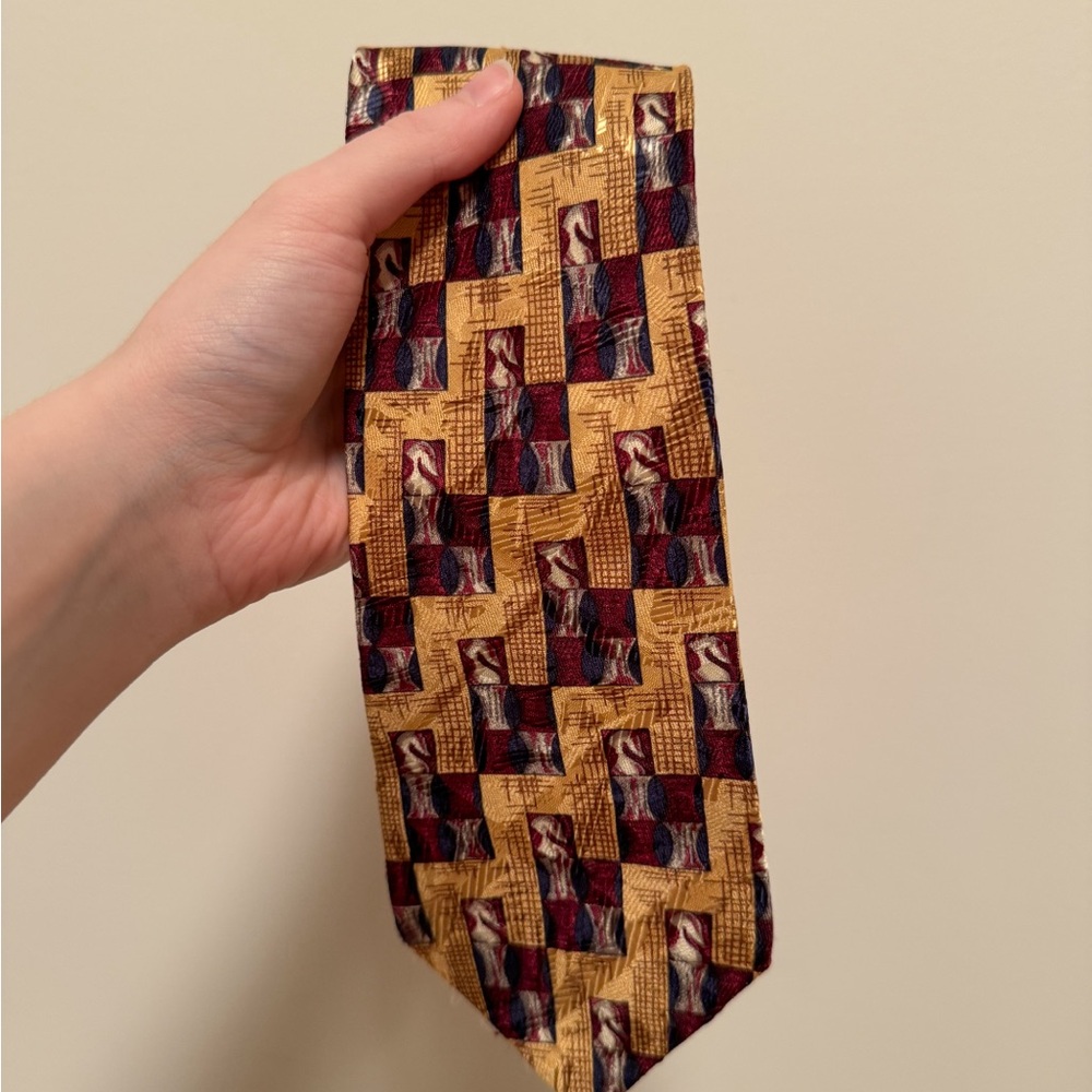 Ike Behar New York Britches of Georgetowne printed silk tie‎